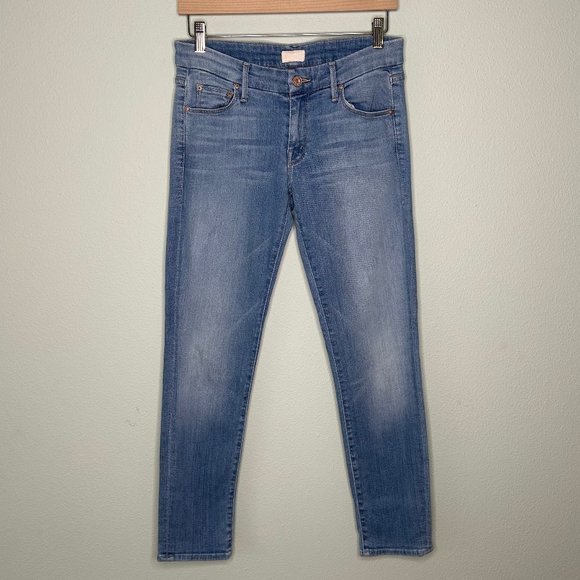 MOTHER The Looker Crop in Light Kitty Size 27 - Picture 6 of 11